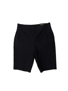Chico's Slimming Brigitte Shorts 11 Inch Inseam Women's Size 0 Small/4 Black NEW - Picture 1 of 4
