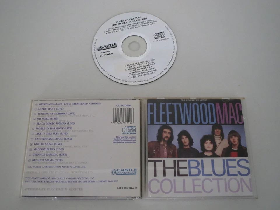 FLEETWOOD MAC/THE BLUES COLLECTION(CASTLE COMMUNICATIONS CCSCD216) CD ALBUM - Bild 1 von 1