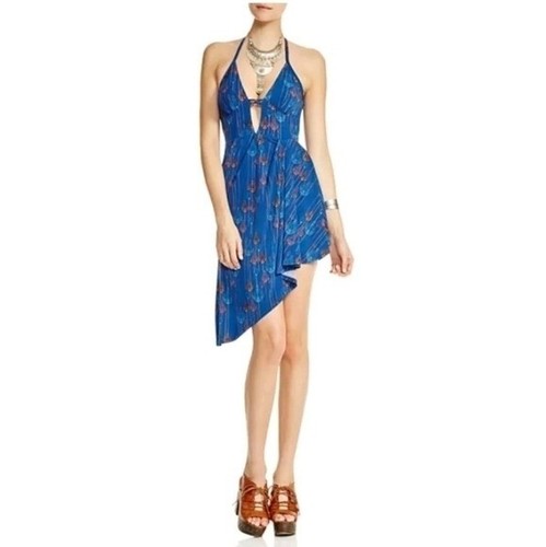 PALM ANGELS Free People Daydream Mini Abito Tropicale Asimmetrico Taglia S