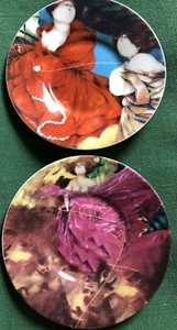 2- Arte de Cafe By Tete Marcella Espresso Replacement Saucers Only 5” - Picture 1 of 4