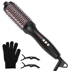 Hot-Air Hair Brush Thermal Brush Hair Curler Dryer Straightener for Home Travel - Picture 1 of 13