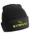 I´m Batman Beanie Fun Kult Harley Quinn Joker Superheld Superman Dark Knight