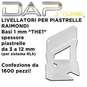 RAIMONDI - Livellatori per piastrelle 1mm "THE1" per sistema cunei RLS - 1600 pz - Foto 1 di 1
