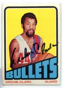 Tarjeta Topps firmada por Archie Clark autografiada 1972-73 #120 balas automáticas - Imagen 1 de 1