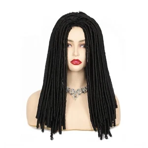 Twist Hair Crotchet Braids Wigs Synthetic Dreadlocks Braids Hair Wig Black Wigs - Picture 1 of 10