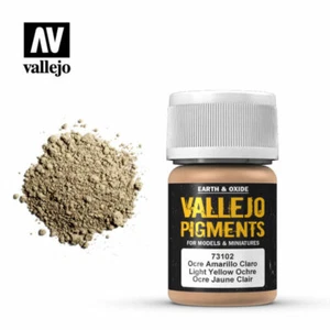 VALLEJO PIGMENTS EARTH & OXIDE 30gr - 73102 LIGHT YELLOW OCRE - Bild 1 von 1