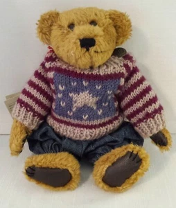 BOYDS BEAR JB Bean Series EDDIE BEANBERGER 1995-99 NOMINADO AL PREMIO TOBY con etiquetas - Imagen 1 de 9
