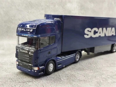 Scania 1/50 para remolque contenedor Topline Europa transporte azul Foto 1 de 3