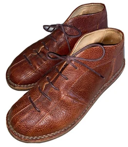 Trippen Blow ZAPATOS DE CUERO MARRÓN Talla Izquierda: 8 Derecha: 9 Botas de mocasín con cordones - Imagen 1 de 12
