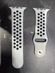 Original OEM Apple Watch Nike Sport Band 38MM Summit Correa Blanca/Negro S/M - Imagen 1 de 3
