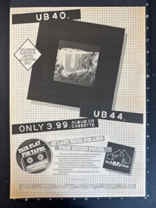 UB40 - UB44 - HMV 15x11' 1982 Poster Size Advert L358 - Bild 1 von 1