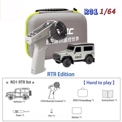 1/64 LDARC R01 Remote Control Climbing Vehicle 2WD Climbing Vehicle Toy NEWDbzH5 - Image 1 of 4
