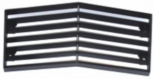 1974 CORVETTE GRILLE-FRONT-CENTER-WITH BLACK EDGE-74 (#E12413) * - Picture 1 of 1