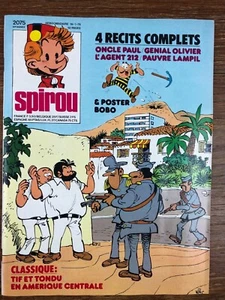 SPIROU Nr 2075 (Janvier 1978) COMPLET Avec Poster BOBO en bel état - Picture 1 of 2
