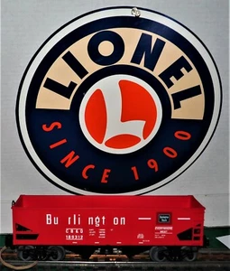 LIONEL BURLINGTON # 6-26779 AUTO TRAMOGGIA OPERATIVA CON CAMION PRESSOFUSI A MOLLA - Foto 1 di 10