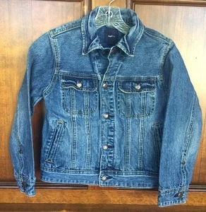 Gap Kids 1969 Blue Denim Jean Jacket 100% Cotton Size Medium - Picture 1 of 10