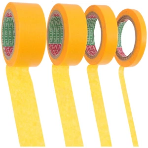 Juego de 4 rollos de cinta de pintura de pintor de repuesto cinta adhesiva automotriz limpia - Imagen 1 de 9