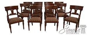 L62806EC: Set of 12 MILLENDER Regency Style Dining Room Chairs - Picture 1 of 24