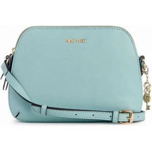 Nine West Cibrina Mini Dome Crossbody in Pale Aqua Gold - Picture 1 of 6