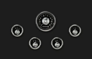 AT00SHC Classic Instruments 6 Gauge Kit 3 3/8" & 2 1/8" All American Tradition - Picture 1 of 1