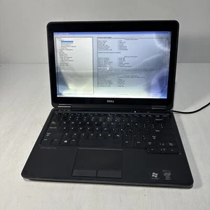 Dell Latitude E7240 12" Laptop i7-4600u 8gb Ram No Drives Boots Bios SCRN DMG - Picture 1 of 11