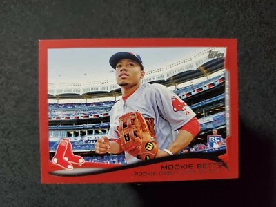 2014 Topps Update Series Mookie Betts RC Target Red Border US-301 *Rare - Image 1 of 4