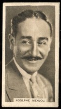 Tobacco Card, Godfrey Phillips, CINEMA STARS, 1924, Set 2, Adolphe Menjou, #9