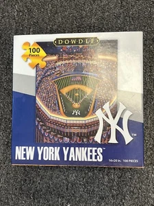 DOWDLE  100 piece NEW YORK YANKEES 16” x 20” Free Shipping PUZZLE MADE IN USA - Picture 1 of 2