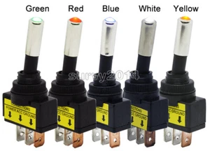 12V 20A Car Auto LED Light Toggle Rocker Switch 3Pin SPST ON/OFF NEW - Picture 1 of 14