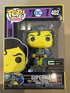 Funko pop DC Imperial Super man Black Light China exclusive In hand - Picture 1 of 6