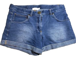 bóboli kids medium wash fleece denim shorts size small - Picture 1 of 3