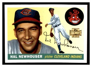 2001 Topps Archives #107 HAL NEWHOUSER Cleveland Indians ~C6TT