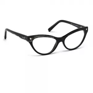 Dsquared2 DQ5159 005 Black/Clear Cat Eye 54-16-140mm Full Rim Women's Eyeglasses - Picture 1 of 8
