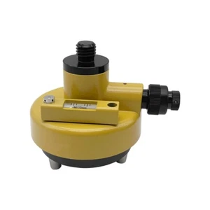 Gelber Tribrach Adapter mit optischer Plummet 5/8"x11 Halterung für GPS ODER PRISMA - Bild 1 von 5