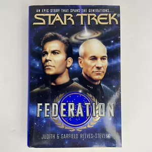 Star Trek Federation Hardcover Buch Judith & Garfield Reeves-Stevens 1994 Tasche - Bild 1 von 7