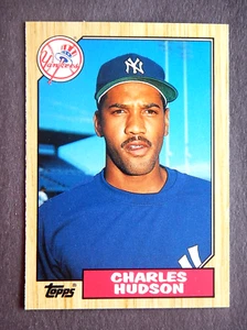 Carta Baseball Charles Hudson #50T Topps Traded 1987 (New York Yankees) - Foto 1 di 2