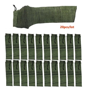20pcs/lot Green Handgun Pistol Gun Sock Storage Sleeves Silicone Treated Pouches - Picture 1 of 3