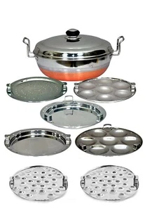 Copper Bottom Idli Maker Idli Cooker Idly Maker Idly Cooker 6IN1 - Picture 1 of 1
