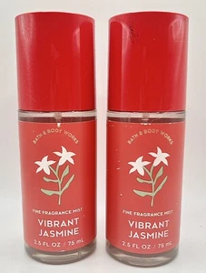 Bath & Body Works VIBRANT JASMINE Mini Mist Sprays Set of 2 - Picture 1 of 1