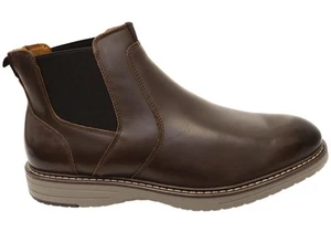 Nunn Bush By Florsheim Mens EE Extra Wide Griff Plain Toe Chelsea Boot - Leather - Picture 1 of 15