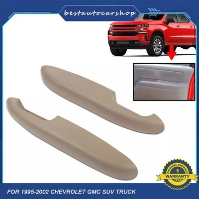 Left & Right Door Armrest Beige Fit For 1995-2002 Chevy GMC Truck Escalade Yukon Foto 1 de 4