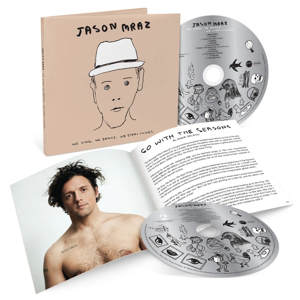 Jason Mraz We Sing, We Dance, We Steal Things (CD) - Image 1 of 1