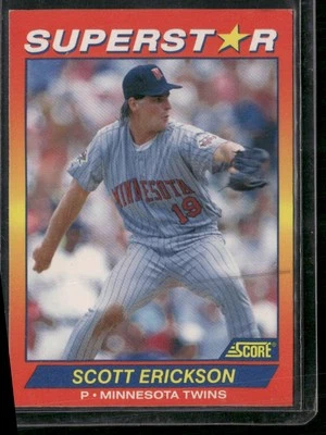 1992 Score 100 Superstars #2 Scott Erickson - Image 1 of 2