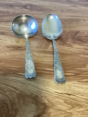 Rogers & Hamilton Vintage 1889 SP soup And Serving Spoon - Image 1 of 4