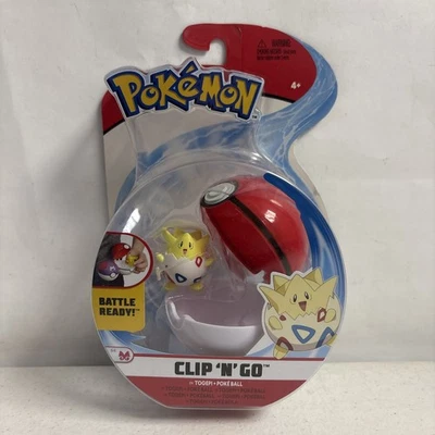 POKEMON Clip 'N' Go ¡Listo para la batalla! Togepi + Pokeball Nuevo Foto 1 de 3