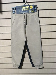 True Indigo 2 Pack Pants 2 Chill Axed Jogger Brown And Black Youth Size 5 - Picture 1 of 7