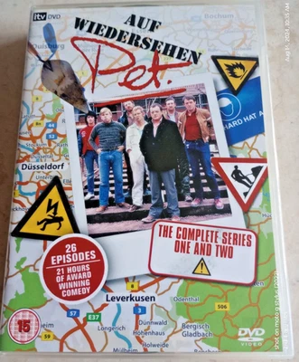 BBC AUF WIEDERSEHEN PET COMPLETE SERIES 1&2 ONE&TWO PAL REGION 2 8 DISC DVD SET - Image 1 of 4