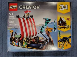 LEGO CREATOR #31132 VIKING SHIP AND THE MIDGARD SERPENT- FACTORY SEALED & RARE! - Picture 1 of 2