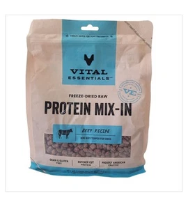 Vital Essentials Freeze Dried Raw Protein Mix-in Dog Food Topper 18 Oz - Picture 1 of 1