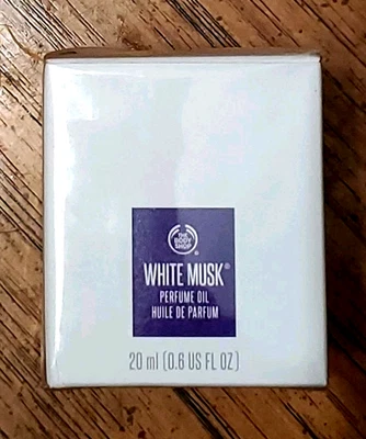 The Body Shop White Musk Huile De Parfum Perfume Oil 20 ml New Sealed Original - Image 1 of 4